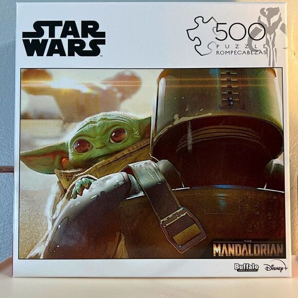 $10⚜️ Star Wars - The Mandalorian - Baby Yoda - The Child - 500 piece Puzzle - Picture 1 of 3
